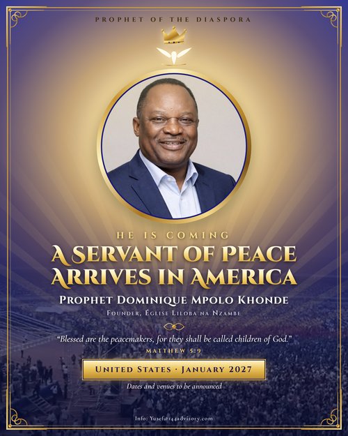 Poster preview: A Servant of Peace Arrives in America, United States, January 2027